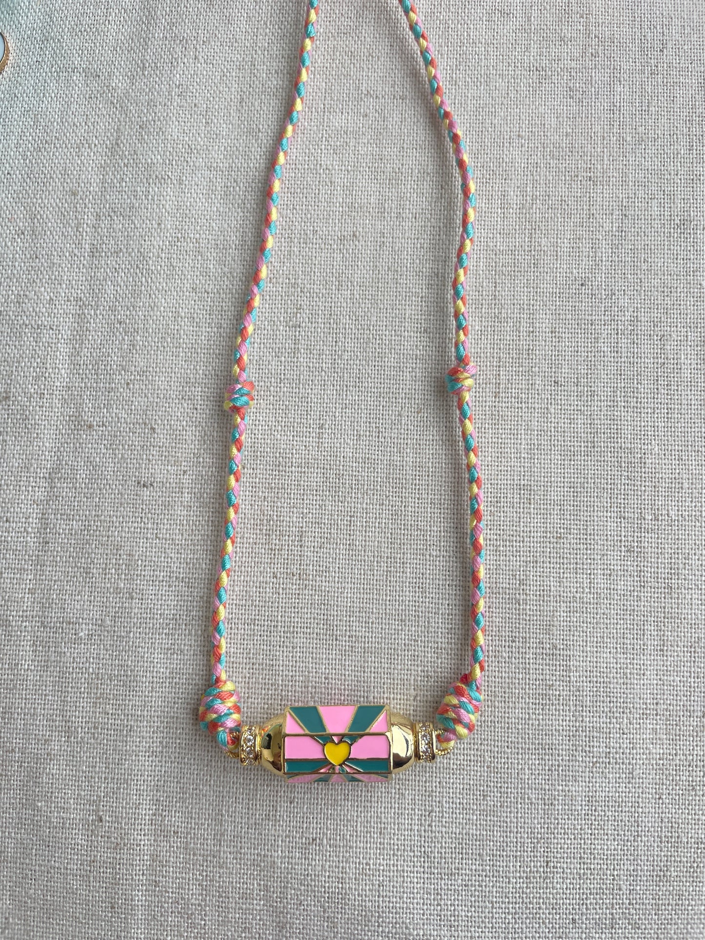 Parisienne Inspired Letters Rope Necklaces